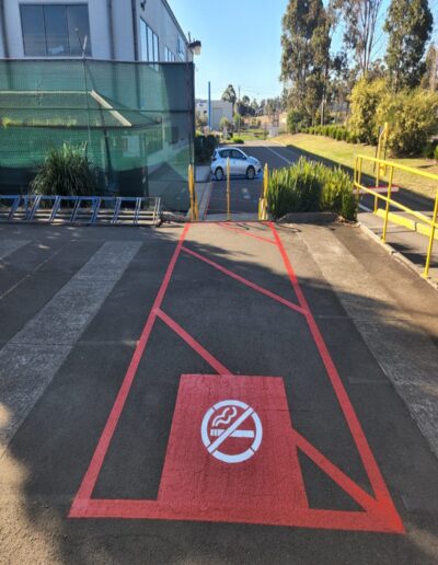 Sydney city Linemarking Solutions safety stencils