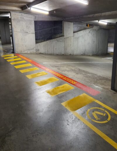 Sydney City Linemarking Solutions pedestrian walkways